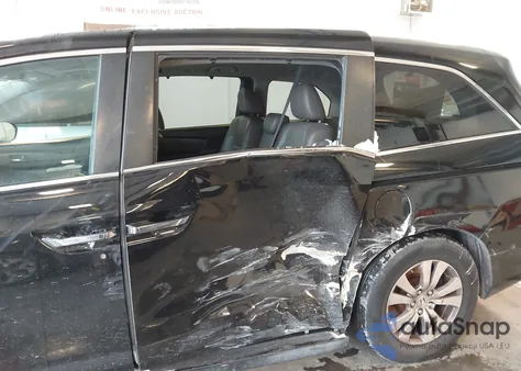 2014 Honda Odyssey Ex-L из США, поврежденный, VIN 5FNRL5H60EB003610